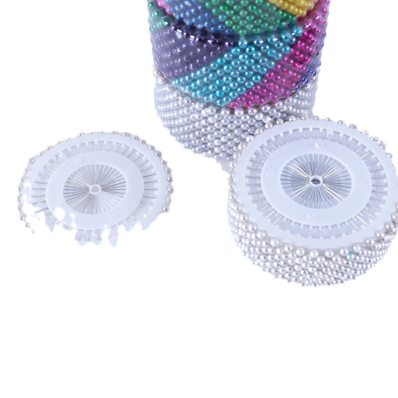 Disco Perla aguja flor azul ramo Perla aguja color blanco perla pin flor ramo material