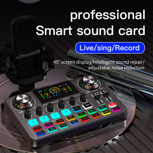 Live Sound Card Mixer Computer Recording Singing Noise Reduction