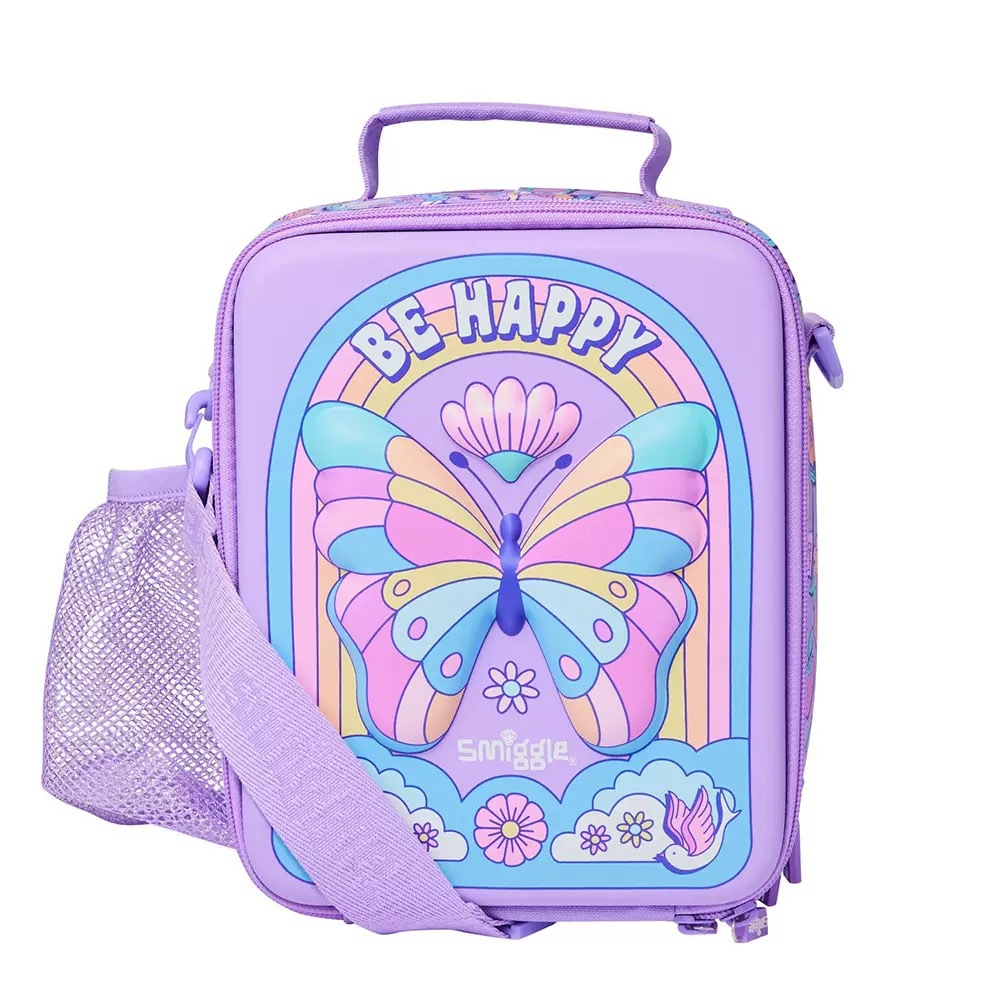 Australia Smiggle mochila escolar niñas niños mochila de hombro de gran capacidad de dibujos animados mariposa mochila bolsillo
