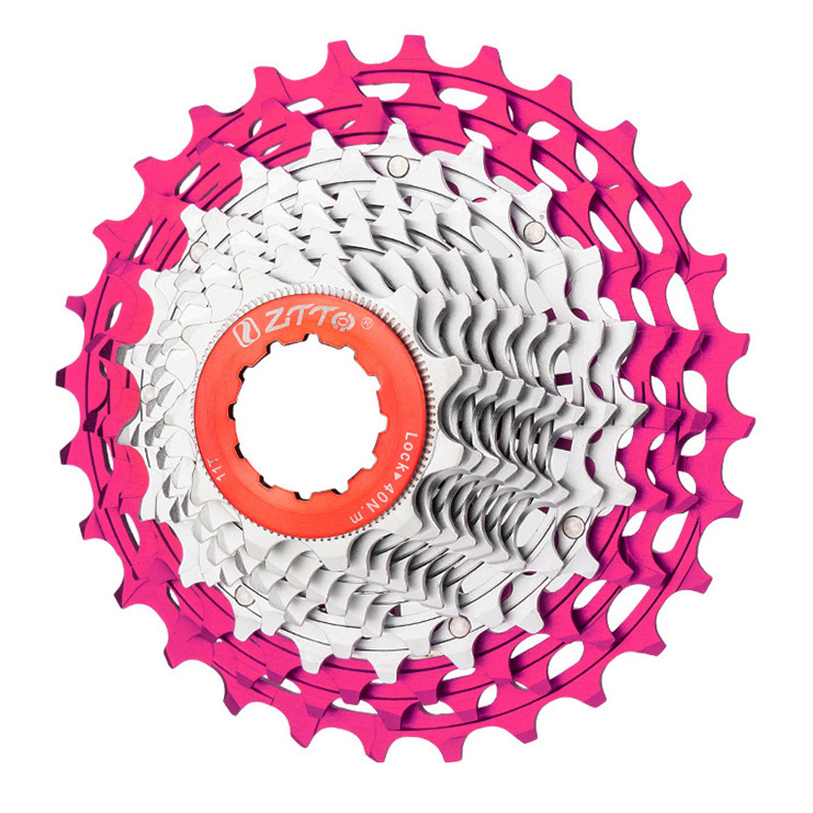 Volante de bicicleta de carretera ZTTO 12 velocidades 28-36 volante de tarjeta hueca de color todo en uno CNC ultraligero