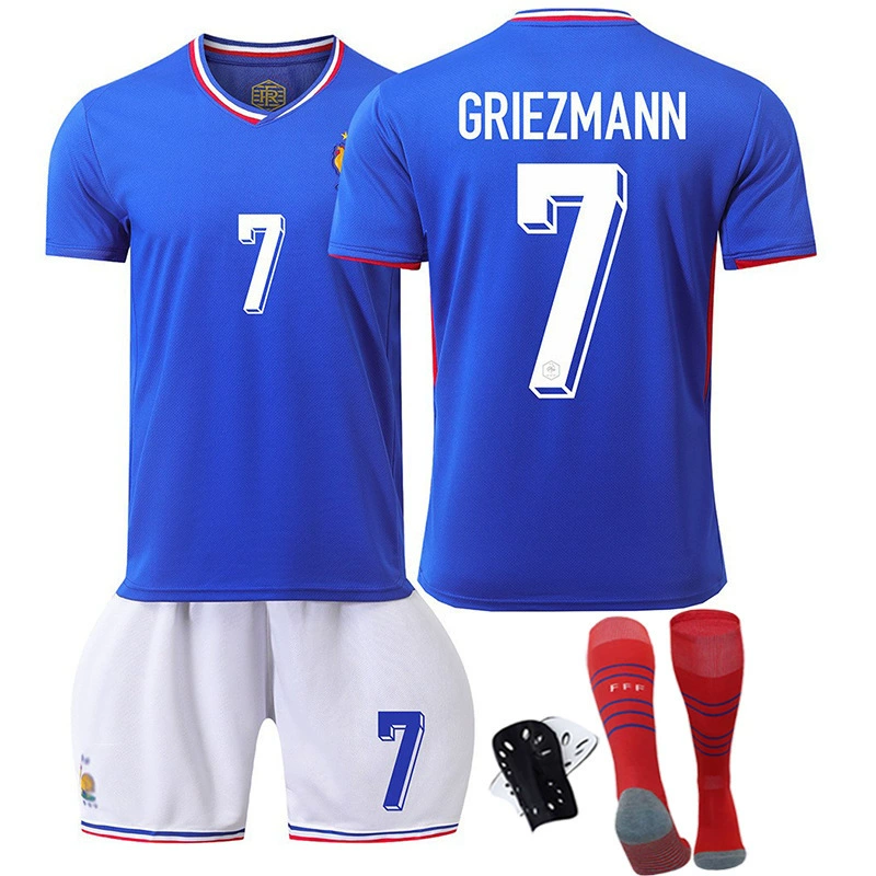 2425 французская команда № 10 Mbapi 7 Glezmann 9 Giloo 11 Bayley футбольная спортивная форма