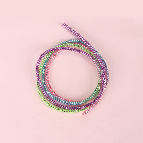 Wholesale universal 1.1 headphone laser plating headphone cable protection rope suitable for Apple and Android charging cable protective cover