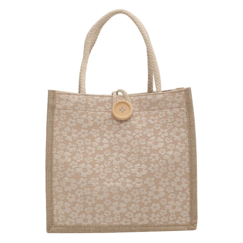 Портативная Льняная сумка интернет-знаменитостей, женская сумка для ручной переноски в западном стиле на 2023 год для работы и прогулок, маленькая сумка в японском стиле