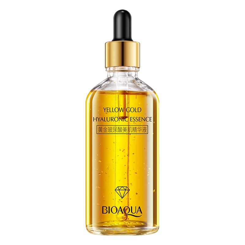Sérum Facial de Ácido Hialurónico y Oro, Hidratante, para Cuidado Facial