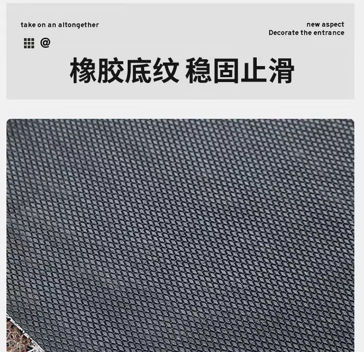 Cartoon Silk Loop Floor Mat Cute Line Puppy Entry Home Entrance Dust Removal Dirt Resistant Anti-Slip Mat at Entrance