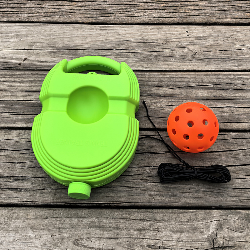 녹색 트레이너 + 주황색 공 + 탄성 로프