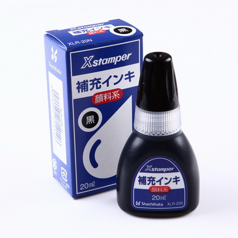 日本xstamper旗牌原子印鑑補充油万次印鑑墨xlr-20n浸透印鑑|undefined