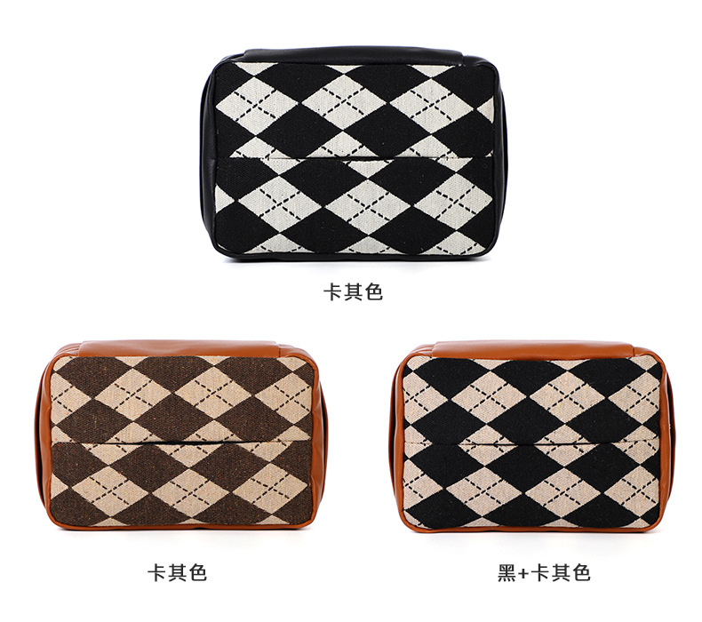 Creative car tissue box fashion big Lingge car hanging paper box multi-functional car home dual-use automotive supplies