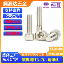 ����DIN912Բ��ͷ�����ǻ���˿/����12.9����ͷ�������ݶ�M16-M30
