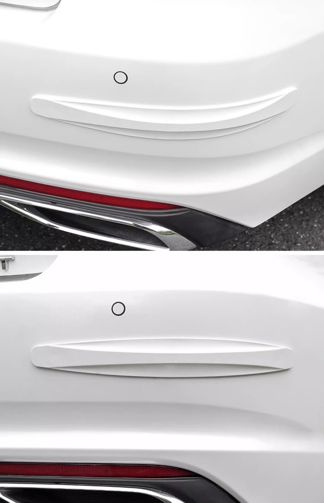 Car front and rear bumper anti-collision strip front lip door body anti-scratch, scratch, scratch, and widening protective sticker rubber strip anti-collision sticker