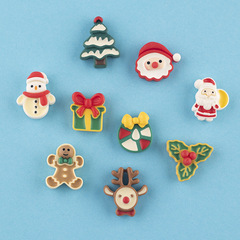 卡通聖誕節冰箱貼 磁貼聖誕老人禮物麋鹿雪花磁力貼裝飾貼節日