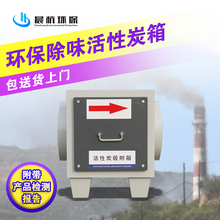 R4活性炭吸附箱小型空气过滤器pp二级干式除臭废气处理净化设
