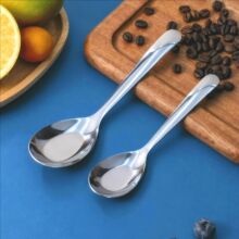 加厚不锈钢勺子高颜值餐具汤勺家用揭阳厂家套装调羹潮州餐具饭勺