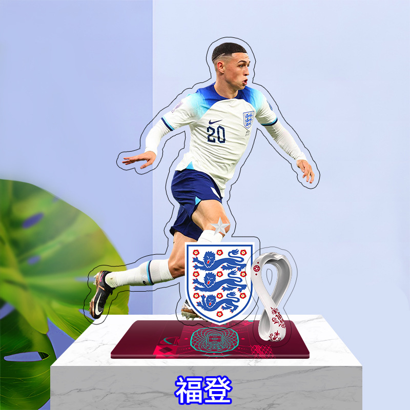 Figura Acrílica de Estrella de Fútbol de Acrílico, para Regalo de Cumpleaños