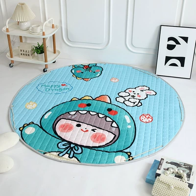 Avtomobil döşəmə paspasları — Children's Climbing Mat Storage Bag - dinosaur-girl-diameter-15m-thickness-1cm