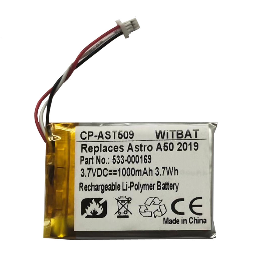 For Astro A50 2019 game headset battery 533-000169