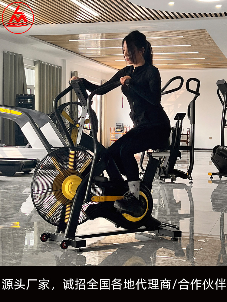Bicicletas de fitness Lang Ming ventilador de resistencia al viento bicicletas interiores suministro de equipos aeróbicos gimnasio conjunto completo de montar