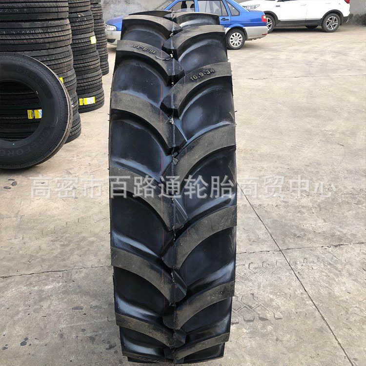 工厂直供16.9-34拖拉机轮胎R-1  R-1S花纹农用轮胎配内胎