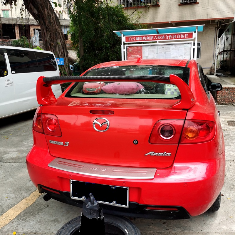 Suitable for 2006-2013 Mazda 3 Rear Wing, Mazda 3 Classic M3 Modified Fd2 Fixed Wing