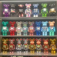 bearbrick28cm暴力熊积木熊家居装饰摆件千秋手办批发公仔客厅