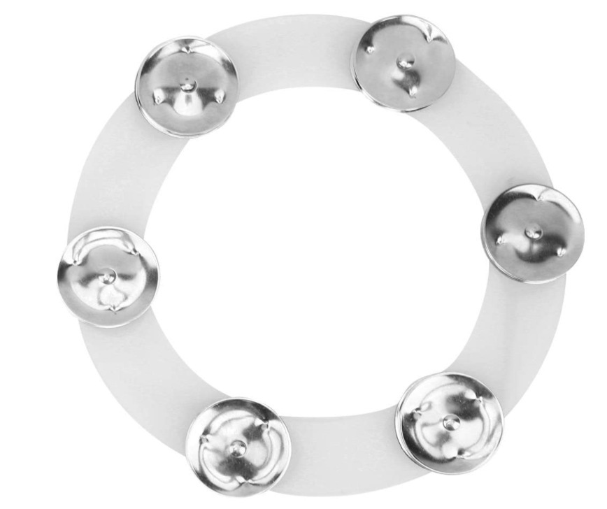 Drum set cymbal/cymbal bell/cymbal bell/cymbal companion Bell (Silver)