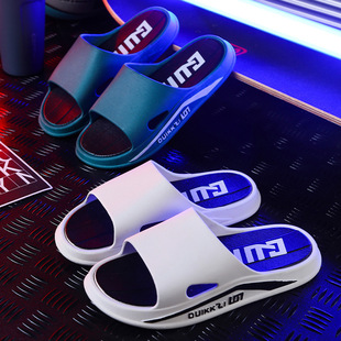 New Sports Slippers for Outer Wear Motorcycle Slippers for Men Non-Slip Thick-Soled Beach Basketball Outdoor Sandals for Women Summer