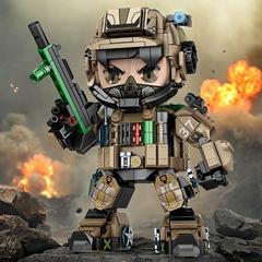 軍事特殊部隊ミニフィギュアロボットメカ組み立てビルディングブロック子供男の子シリーズおもちゃ装飾品ギフト
