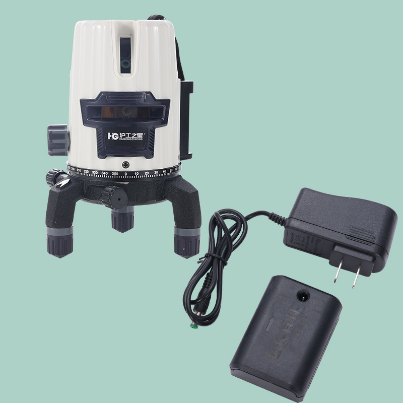 Directo de fábrica nivel verde al aire libre nivel láser nivel de luz 5 líneas 3 líneas 2 líneas recargable