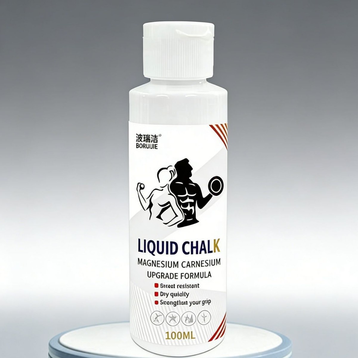 Liquid magnesium powder for horizontal bar gymnastics, sweat-absorbing, non-slip, and anti-slip powder for pull-ups, pole dancing, and sweat-absorbing talcum powder.
