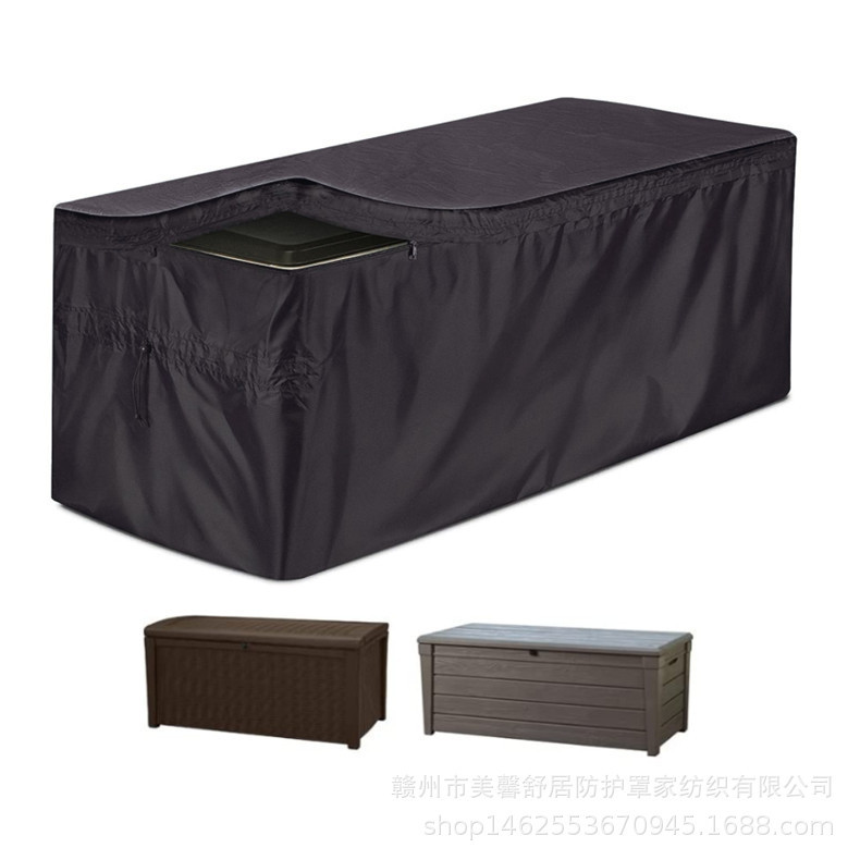 Cross-Border Amazon Outdoor Storage Box Uv-Resistant Waterproof Cover Rainproof Deck Box Protective Cover Cross-Border Amazon Outdoor Storage Box Uv-Resistant Waterproof Cover Rainproof Deck Box Protective Cover