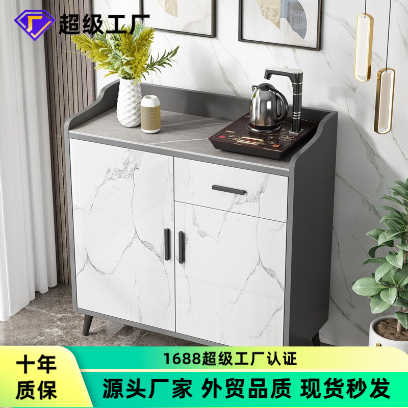Sideboard Living Room Wall-Mounted Integrated Cabinet Family 2025 New Multi-Functional Tea Cabinet Storage Cabinet Cabinet Storage Cabinet