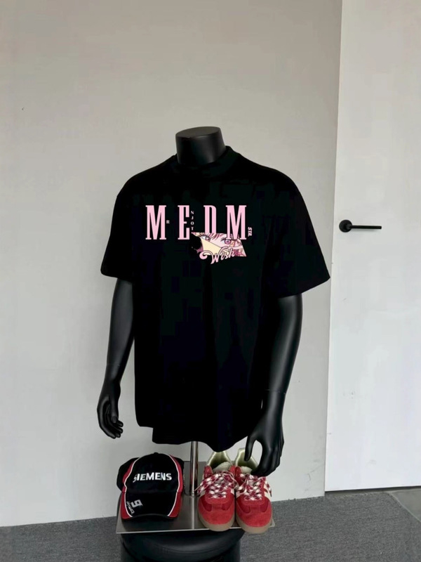 STA.MEDM联名美式复古动漫印花纯棉短袖T恤女男2025夏季美式上衣|undefined