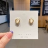2#White cat eye stone.