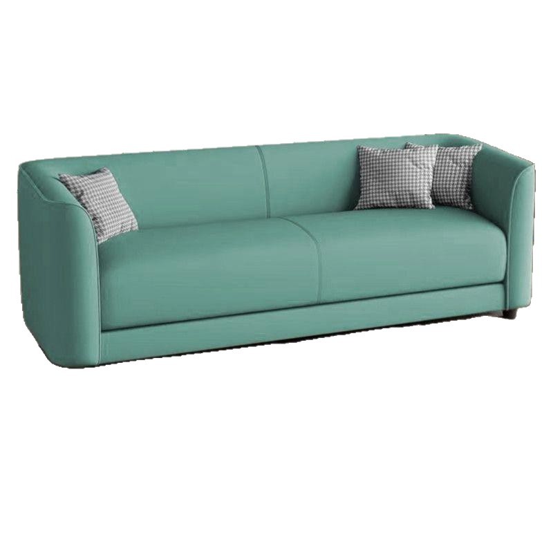 Piel de garra de gato simple y ligera casa pequeña sala de estar apartamento de alquiler barbería doble triple sofá conveniente