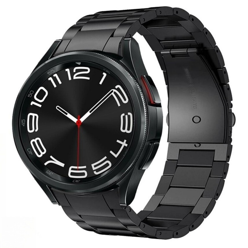 Suitable for Samsung galaxy watch 5 three beads stainless steel strap new watch 6yue tooth metal strap