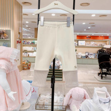新品 ETT小飞马韩国童装2025冬季儿童拼接裤腿打底裤