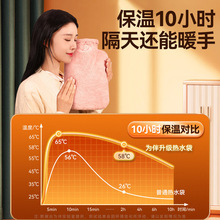 冬季注水加热袋加厚防爆女生经期敷肚子调理暖宝宝发热灌水暖手袋