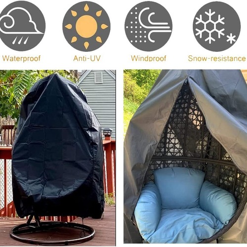 Bestselling Temu Tiktok Outdoor Egg-Shaped Swing Cover Waterproof Dustproof Courtyard Garden Swing Cover