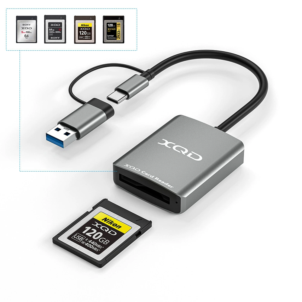 High-speed multi-function Type-C to XQD/SD card reader USB 3.0 5Gbps compatible M/G storage card series