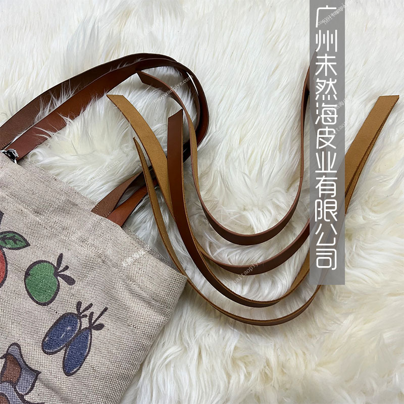 真皮肩带diy手工包带箱包配件ins真皮包厂家现货