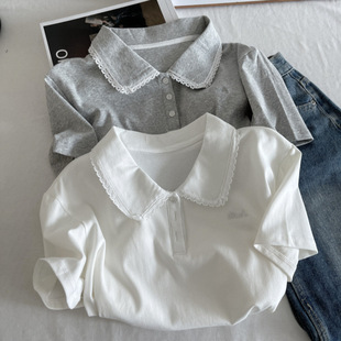 �ļ��nϵ�����̿�Ƽtɫ����Ů�ٽz��߅�OӋ��polo�I����T��7066
