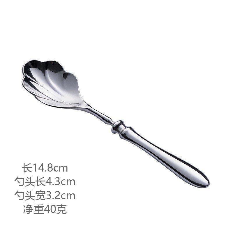 五つ星ホテル会18/10ステンレス洋食ナイフフォークスプーンケーキスプーン304分菜スプーン貝殻デザートスプーン|undefined