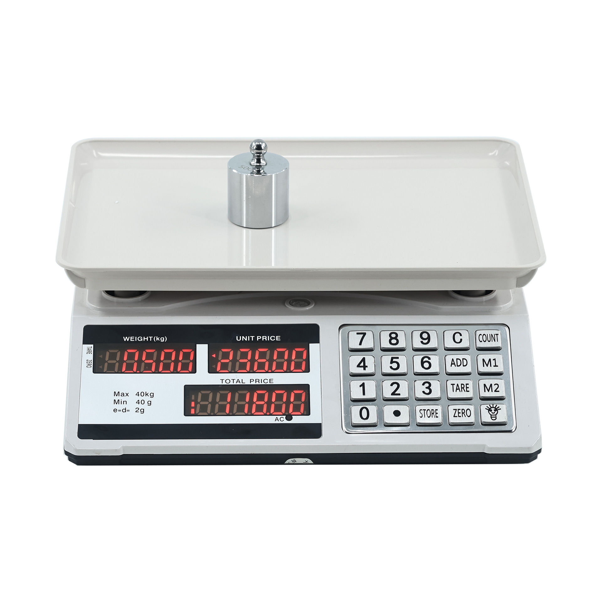 Exportaciones de comercio exterior inglés, rendimiento de alto costo, 40kg, modelos ordinarios, modelos de botones de acero, báscula electrónica de precisión, comercial image 17