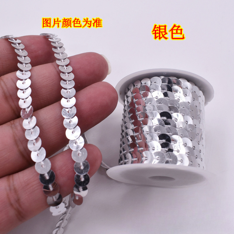 1 cuentas de escenario de encaje de metros de longitud de suministros de eje multicolor de sequinilla 4 nuevos accesorios hechos a mano