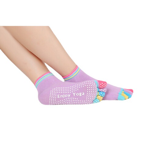 New yoga socks women's cotton socks non-slip sports socks split toe socks factory direct supply toe socks wholesale enjoyyoga