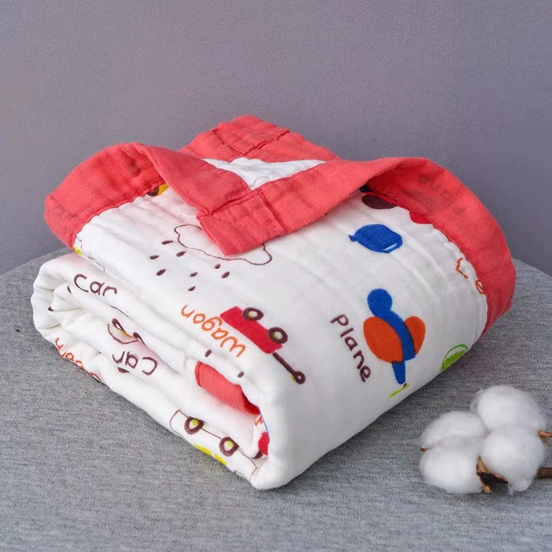 Toallas de gaza para bebés de seis capas de espuma de alta densidad para niños, toallas de baño para bebés, toallas de almuerzo para niños image 23
