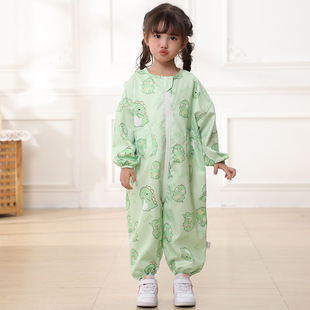 Baby One-Piece Coveralls All-In-One Crawling Suit Anti-Dirty Waterproof Baby Crawling Suit Autumn Outdoor Spring and Autumn Outerwear
