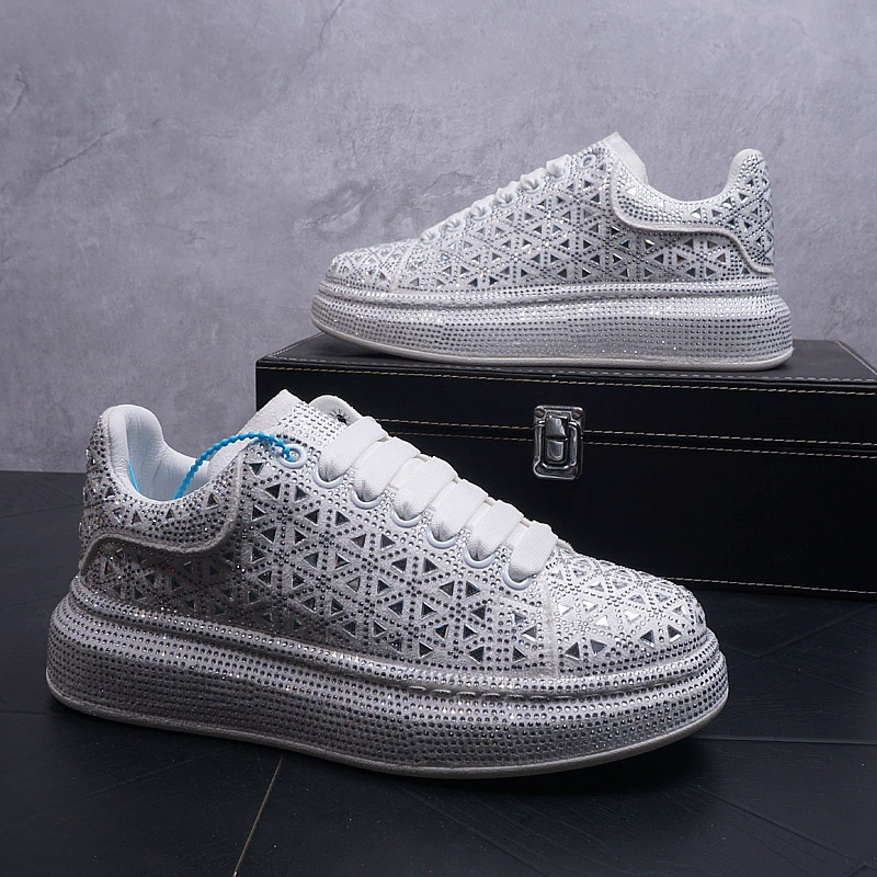 Весной и летом дикие студенты персонализированные мужские кроссовки дышащий повседневный тренд корейская версия утолщенной обуви на подошве