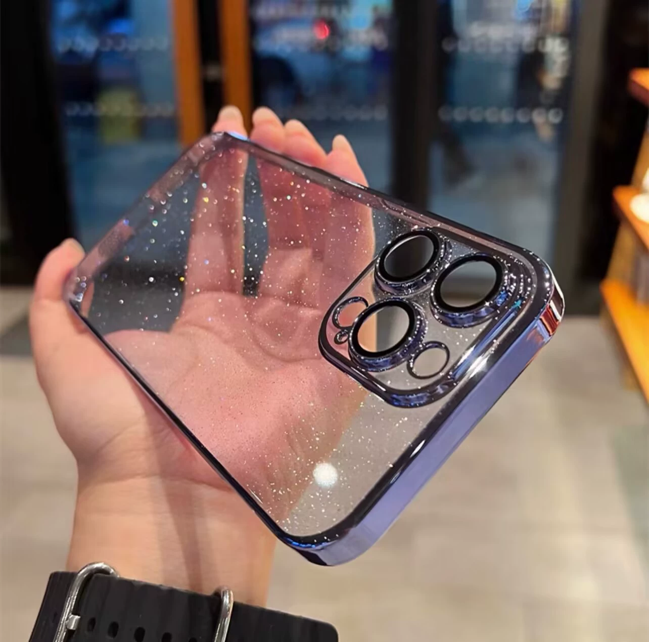 Защитный чехол для телефона (Apple iPhone 17) — ultra-thin прозрачный звёздный ПК с защитой объектива, подходит для серий 12–17