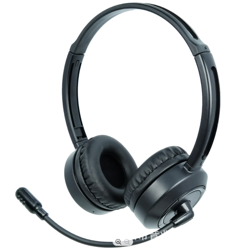 Factory Direct Sales Bluetooth 5.4 Head-Mounted Wireless Headset Sports Conference Call Lightweight Headset Call Microphone